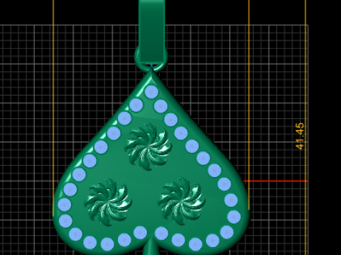LEAF PENDANT 3D PRINTABLE MODEL 3D 프린트 모델