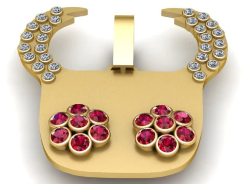 PENDENTE MASCHERA MODELLO STAMPABILE 3D Modello di stampa 3D