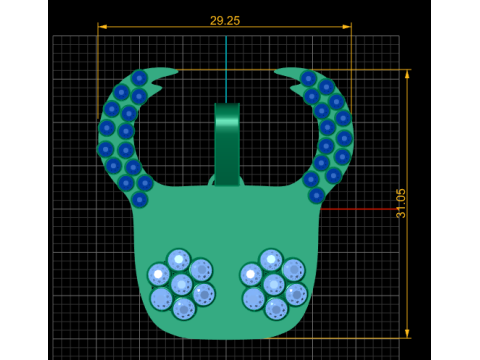 MASK PENDANT 3D PRINTABLE MODEL Modelo de impresión 3D