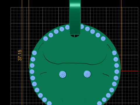 Designer PANDANT 3D PRINTABLE MODAL 3D Print Model