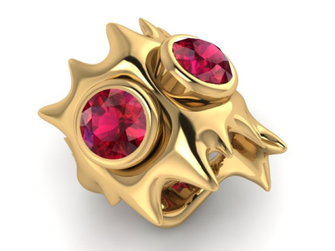 MOONEYE ringPENDANT 3D PRINTABLE MODEL 3D Print Model