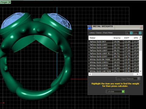 MOONEYE ringPENDANT 3D PRINTABLE MODEL 3D Print Model
