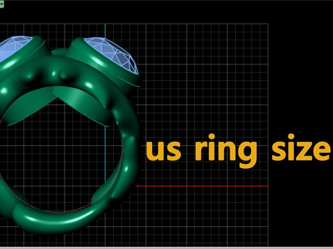 MOONEYE ringPENDANT 3D PRINTABLE MODEL 3D Print Model