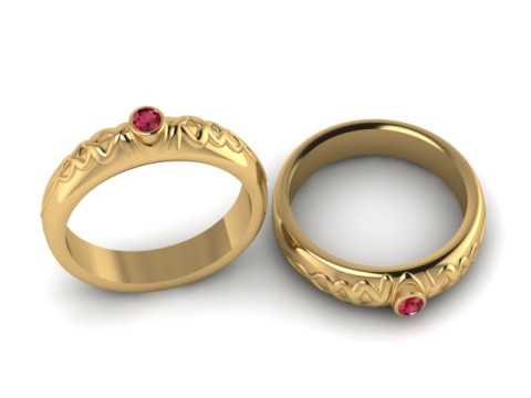 Stuller Solitaire Ring PENDANT 3D PRINTABLE MODEL 3D Принт Модель