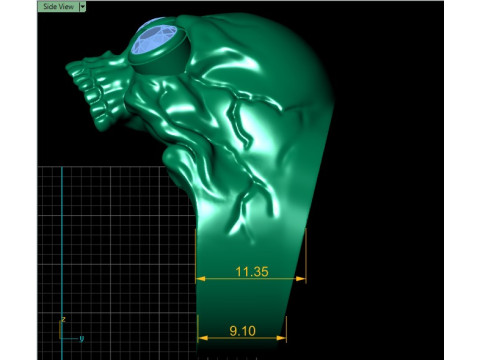 STYLISH GOLD RING PANDANT 3D PRINTABLE MODAL Model do druku 3D