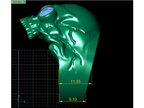 STYLISH GOLD RING PANDANT 3D PRINTABLE MODAL 3D Print Model