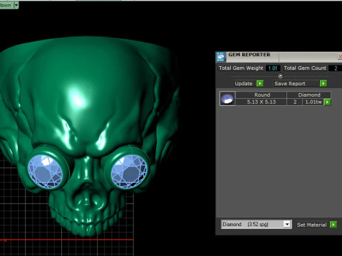 STYLISH GOLD RING PANDANT 3D PRINTABLE MODAL 3D Print Model