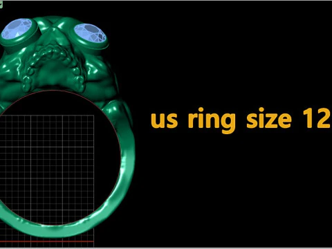 STYLISH GOLD RING PANDANT 3D PRINTABLE MODAL 3D Print Model