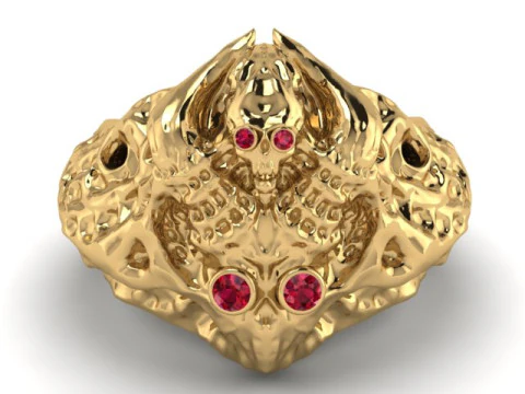 Lion ring PANDANT 3D PRINTABLE MODAL 3D Print Model