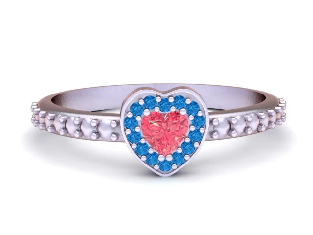 Heart ring PENDANT 3D PRINTABLE MODEL 3D Print Model .c4d .max .obj .3ds .fbx .stl .blend