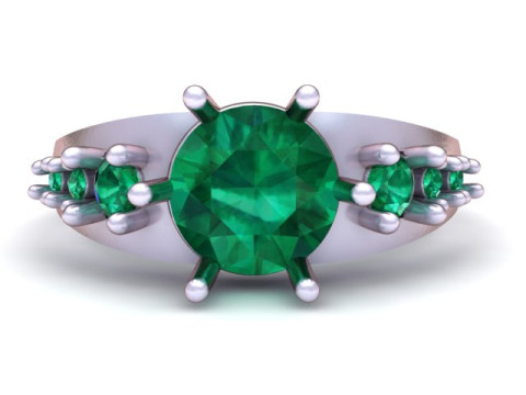 STYLISH RING PANDANT 3D PRINTABLE MODAL Modello di stampa 3D