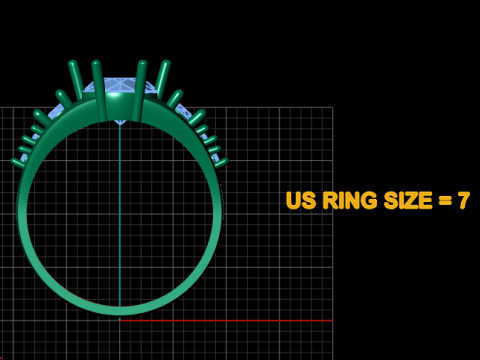 STYLISH RING PANDANT 3D PRINTABLE MODAL Modello di stampa 3D