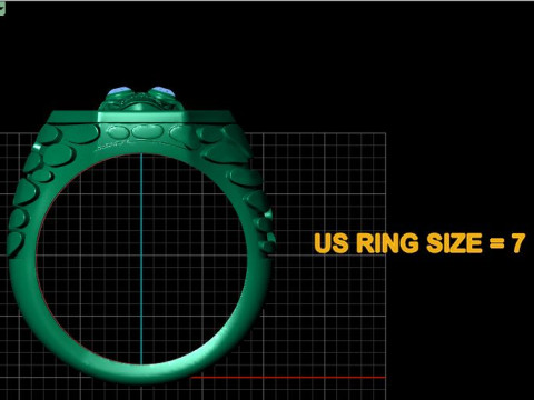 Skull ring PENDANT 3D PRINTABLE MODEL 3Dプリントモデル
