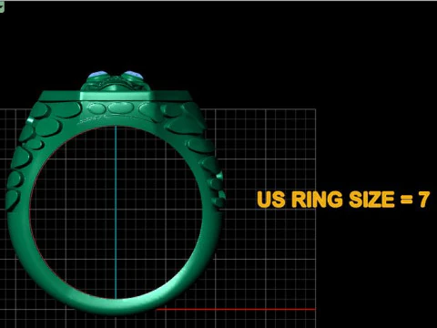 Skull ring PENDANT 3D PRINTABLE MODEL 3D Print Model