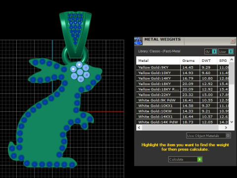 CUTE RABBIT PENDANT 3D PRINTABLE MODEL Model do druku 3D