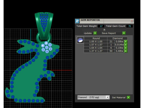 CUTE RABBIT PENDANT 3D PRINTABLE MODEL Model do druku 3D