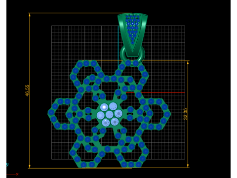 Compre flower PENDANT 3D PRINTABLE MODEL 3D-printmodel