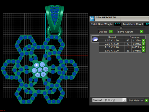 Compre flower PENDANT 3D PRINTABLE MODEL 3D-printmodel