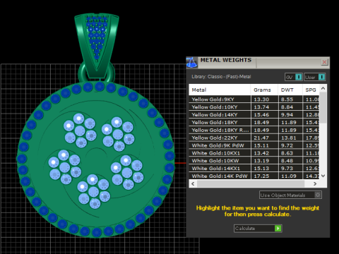 Rohini Cluster PANDANT 3D PRINTABLE MODAL 3D 打印模型