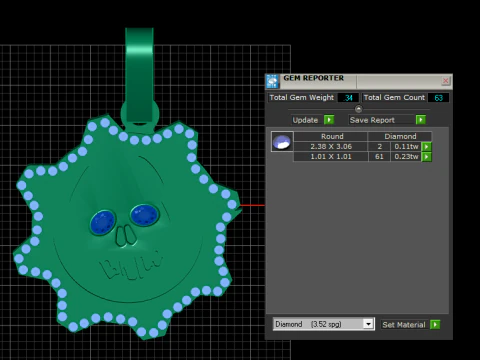The Skull PANDANT 3D PRINTABLE MODAL 3D Print Model