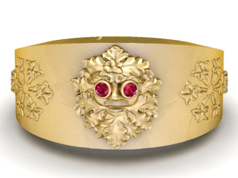 Skull ring pandant 3d printable model 3Dプリントモデル