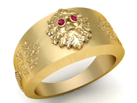 Skull ring pandant 3d printable model 3D Print Model