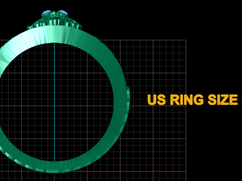 Skull ring pandant 3d printable model 3D 프린트 모델