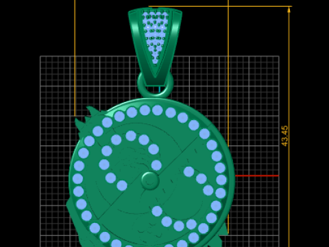 San Judas PANDANT 3D PRINTABLE MODAL 3D-Druckmodell