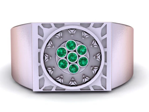 Anel de Design Oriental PINGENTE 3D MODELO IMPRIM&Iacute;VEL Modelo de Impressão 3D