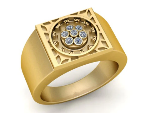 Oriental Design Ring PANDANT 3D PRINTABLE MODAL 3D Print Model