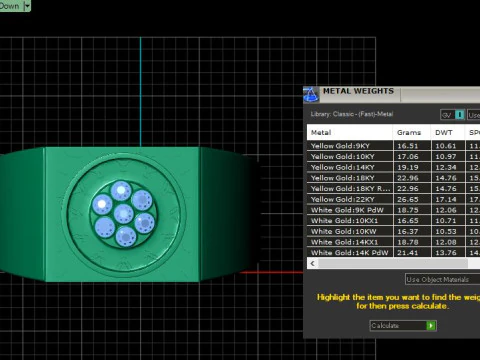 Oriental Design Ring PANDANT 3D PRINTABLE MODAL 3D Print Model