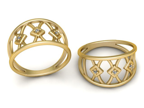 Stainless Steel ring PANDANT 3D PRINTABLE MODAL 3D Print Model