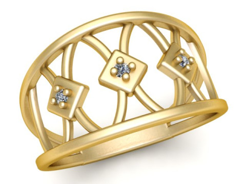 Stainless Steel ring PANDANT 3D PRINTABLE MODAL 3D Print Model