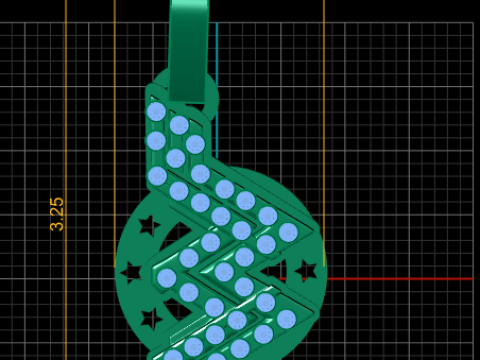Cute word PANDANT 3D PRINTABLE MODAL Model Cetak 3D