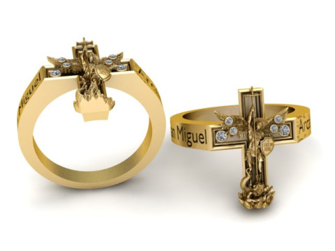 Burning ring PANDANT 3D PRINTABLE MODAL 3D 打印模型
