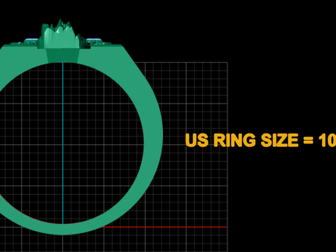 Burning ring PANDANT 3D PRINTABLE MODAL 3D 打印模型