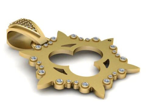 Hardship PANDANT 3D PRINTABLE MODAL 3D Print Model