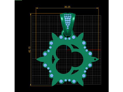 Hardship PANDANT 3D PRINTABLE MODAL Model Cetak 3D