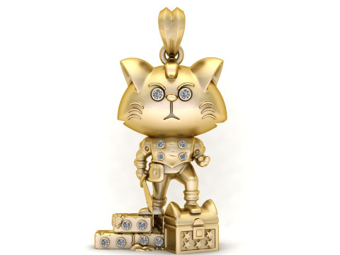 Naughty PANDANT 3D PRINTABLE MODAL 3D Print Model
