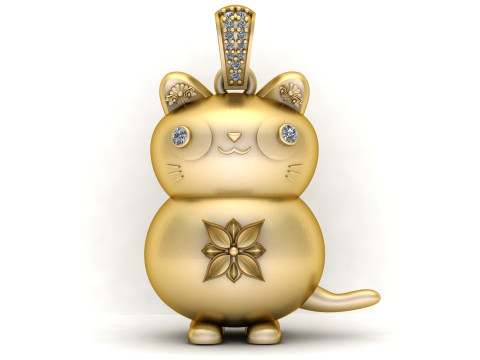 TREADY CUTE PANDANT 3D PRINTABLE MODAL 3D-printmodel