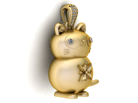TREADY CUTE PANDANT 3D PRINTABLE MODAL 3D Print Model