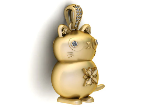 TREADY CUTE PANDANT 3D PRINTABLE MODAL 3D Print Model