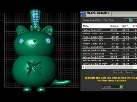 TREADY CUTE PANDANT 3D PRINTABLE MODAL 3D Print Model