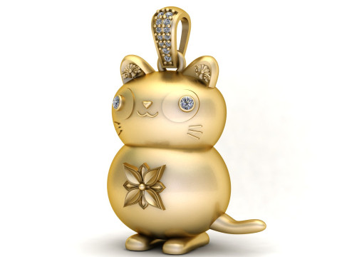 TREADY CUTE PANDANT 3D PRINTABLE MODAL 3D Print Model