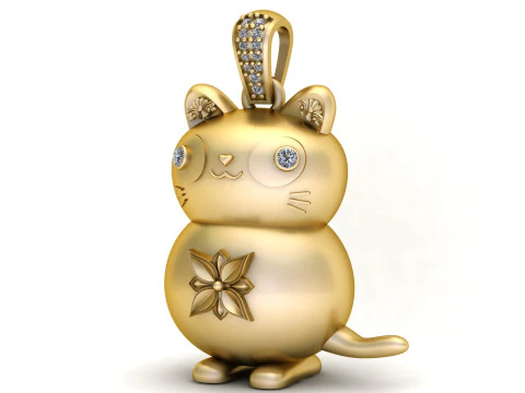 TREADY CUTE PANDANT 3D PRINTABLE MODAL 3D Print Model