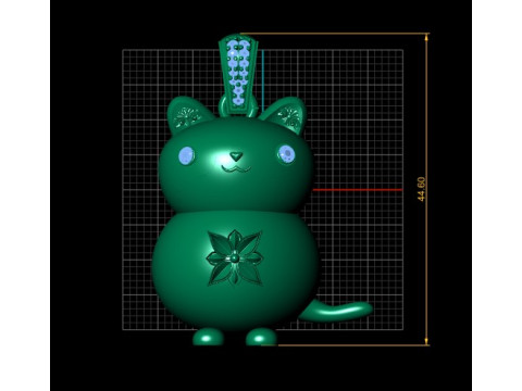 TREADY CUTE PANDANT 3D PRINTABLE MODAL 3D Print Model