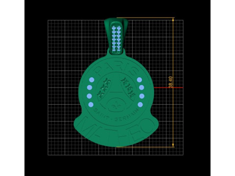 JINAO European PANDANT 3D PRINTABLE MODAL 3D प्रिंट मॉडल
