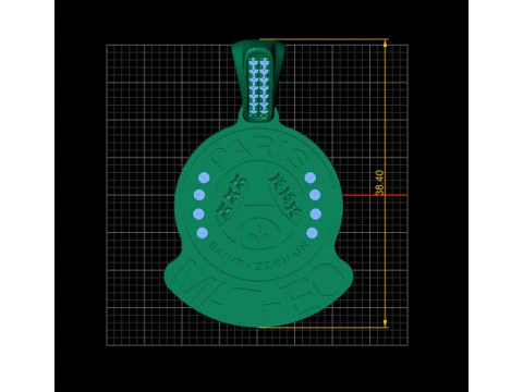 JINAO European PANDANT 3D PRINTABLE MODAL 3D Print Model