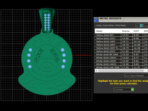 JINAO European PANDANT 3D PRINTABLE MODAL 3D Print Model