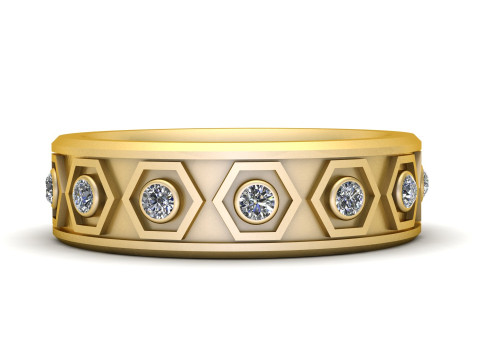 Gents Rings PANDANT 3D PRINTABLE MODAL Modèles 3D en vedette